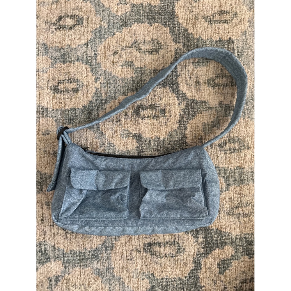 BAGGU‎ Cargo Shoulder Bag - Digital Denim Pristine Condition